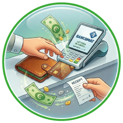 Cliente che acquista nel negozio