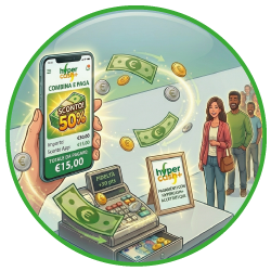Negoziante che aumenta la fedeltà dei clienti